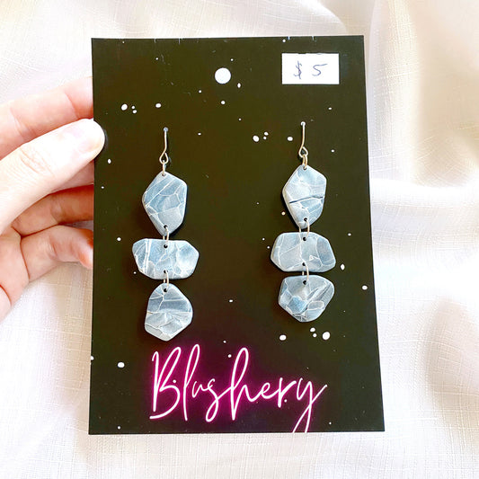 Polymer Clay Earrings | Stones