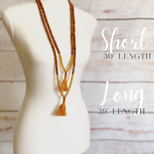 choose your length, long or short pendant necklaces