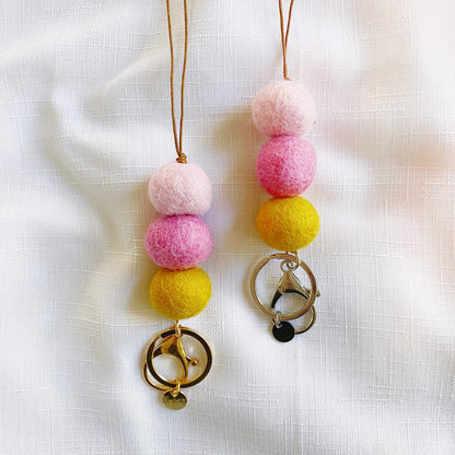 Pom Pom Lanyard | Sherbert