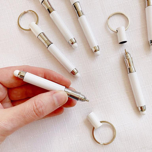 WHOLESALE 10pc | Mini Ballpoint Pen Keychains