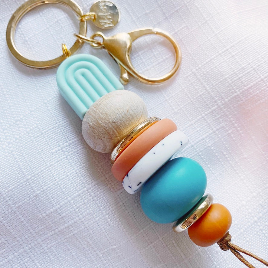 Silicone Keychain | Sea Glass