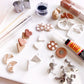 DIY Polymer Clay Earring Kit | Make 6 Pairs of STUDS Earrings Blushery