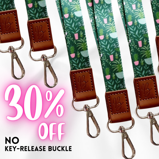 DISCONTINUED Fabric Lanyard | Plant Lover