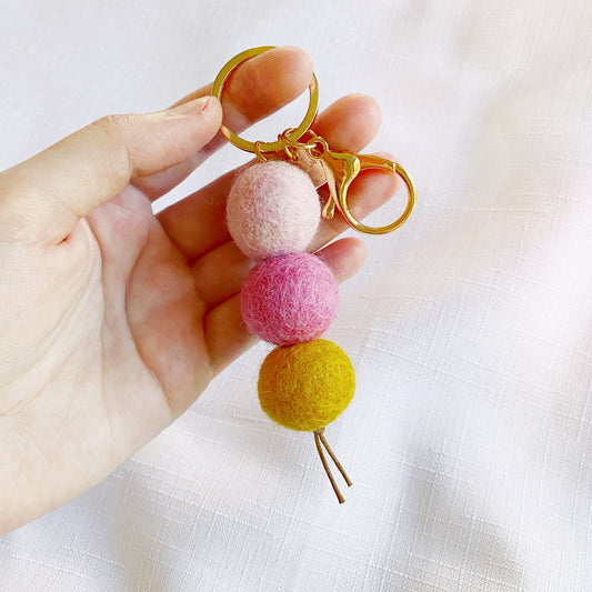 Pom Pom Keychain | Sherbert