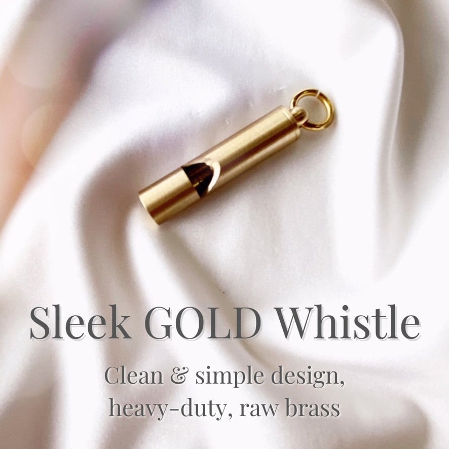 Raw Brass Whistle | 10 Pieces wholesale Blushery