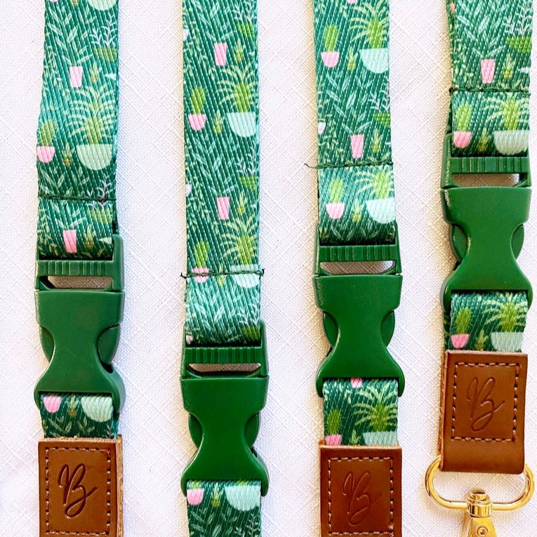 Deluxe Fabric Lanyard | Plant Lover