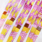 Deluxe Fabric Lanyard | Pink & Orange