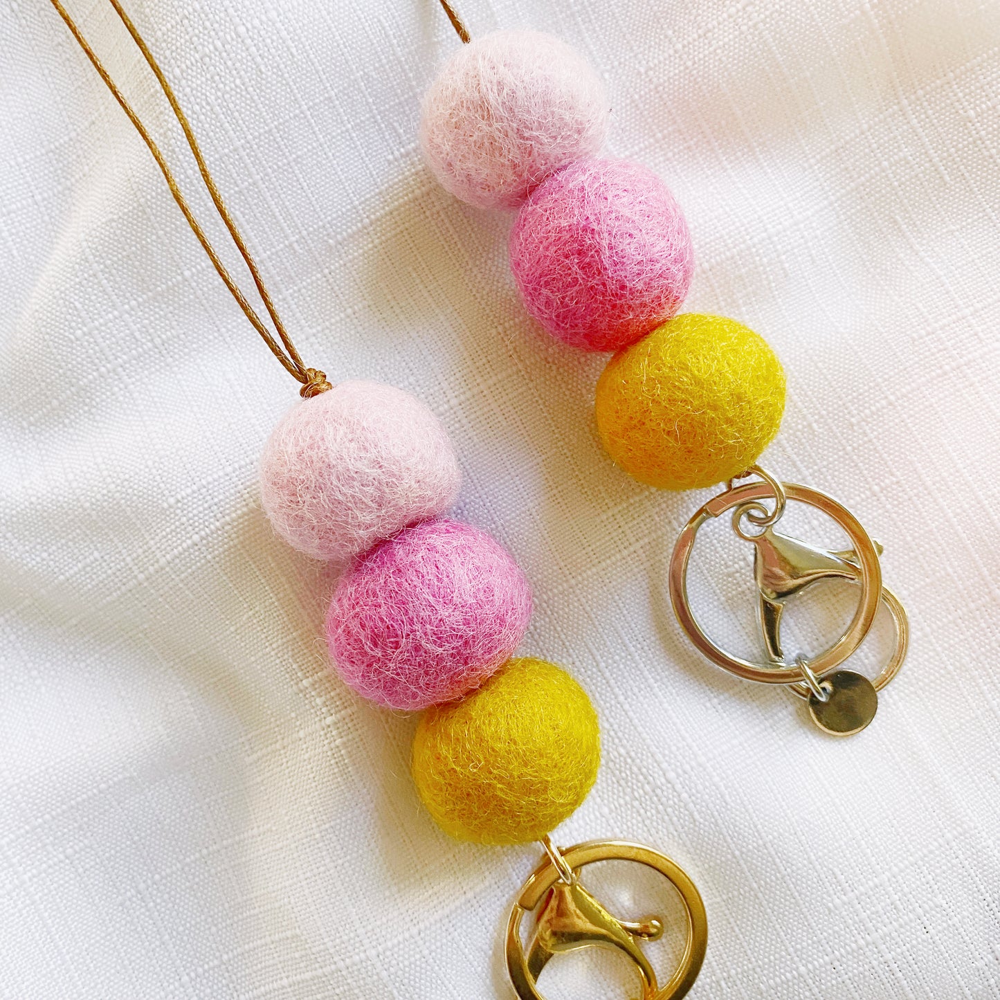 Pom Pom Lanyard | Sherbert