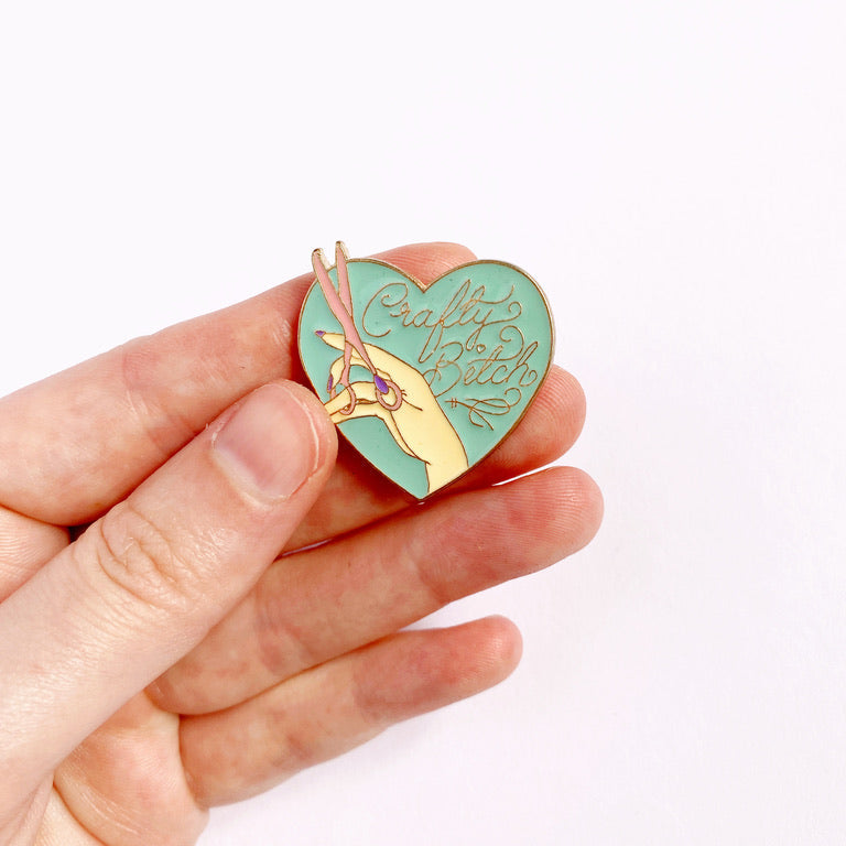 Enamel Pin | Crafty Bitch