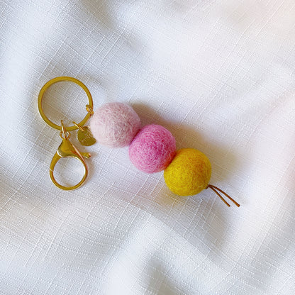 Pom Pom Keychain | Sherbert