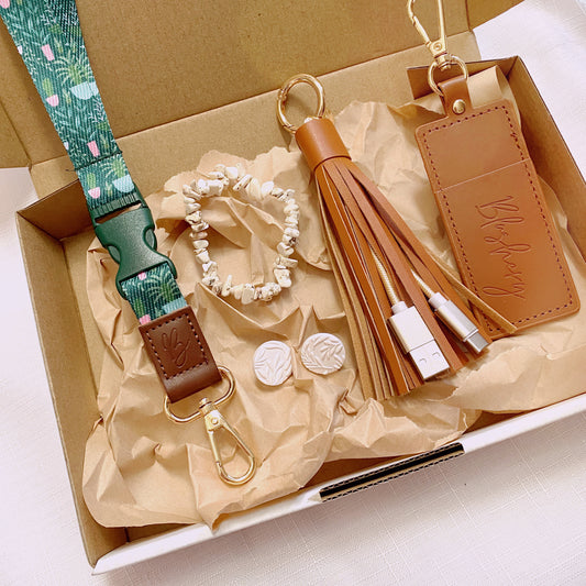 Gift Pack | Lanyard & Jewellery Set | Neutrals