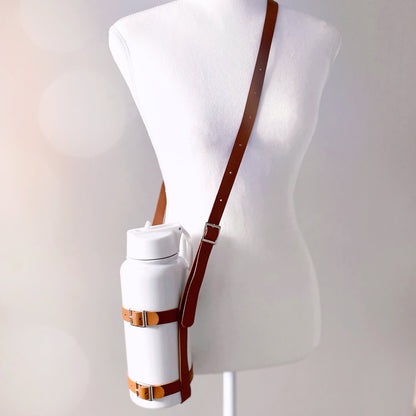 Drink Bottle Carrier Holder | Brown