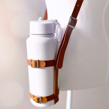 Drink Bottle Carrier Holder | Brown