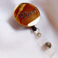 Retractable Badge Reel | Gold Mirror