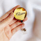 Retractable Badge Reel | Gold Mirror