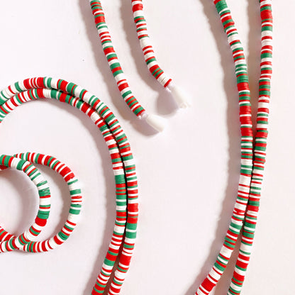 Heishi Beaded Lanyard | Christmas