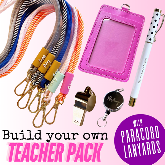 Build Your Own Teacher Pack - Paracord Lanyards