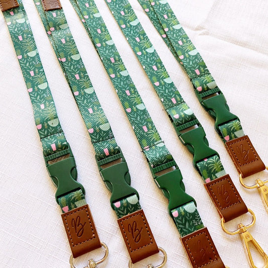 Deluxe Fabric Lanyard | Plant Lover