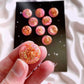 Thumb Tacks Set of 10 | Pink and Floating Gold Flakes Tack Blushery