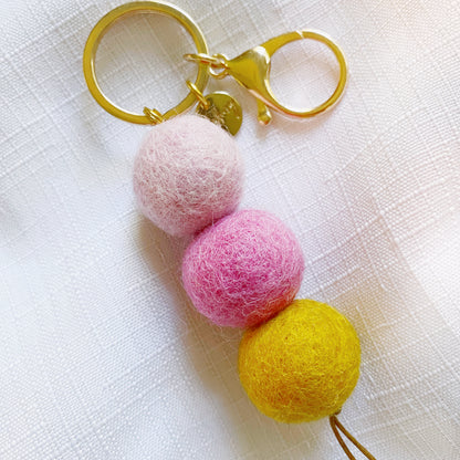 Pom Pom Keychain | Sherbert