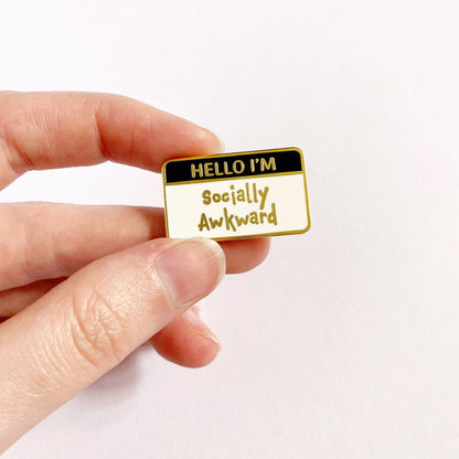 Enamel Pin | Socially Awkward