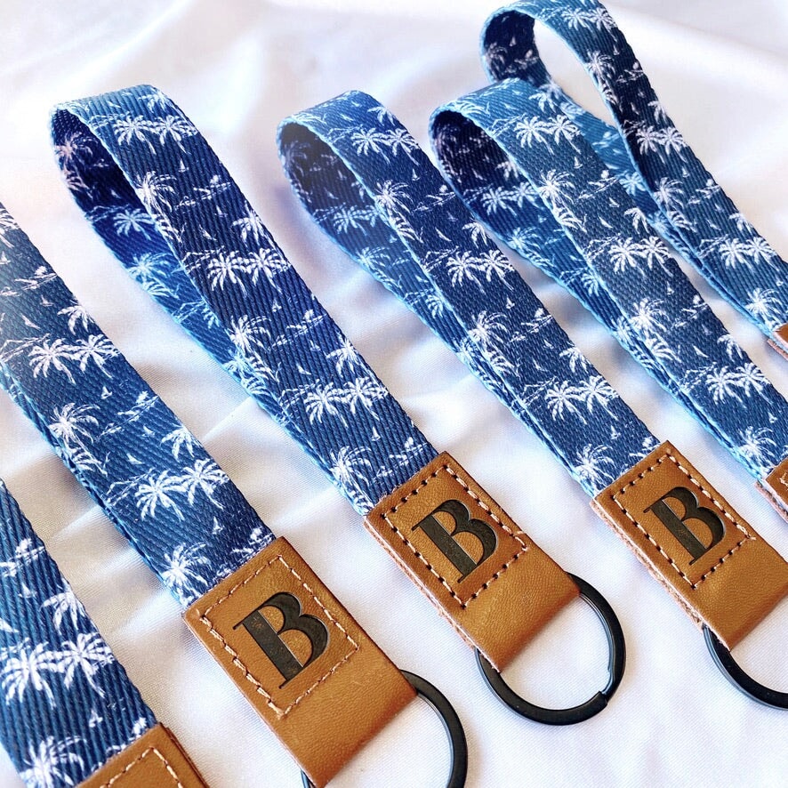 Wristlets | Navy Blue Tropical | 10 Pieces wholesale Blushery