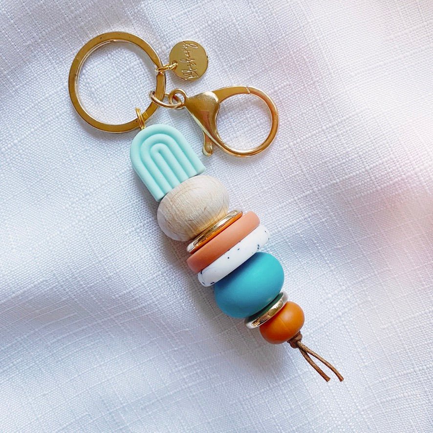 Silicone Keychain | Sea Glass