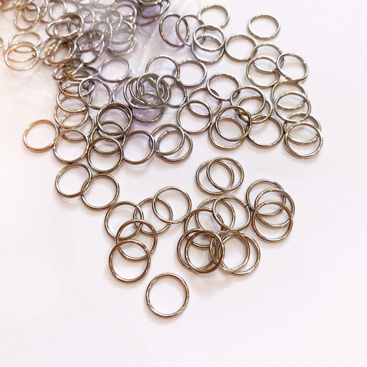 10mm Jump Rings x 500pc | Silver Stainless Steel