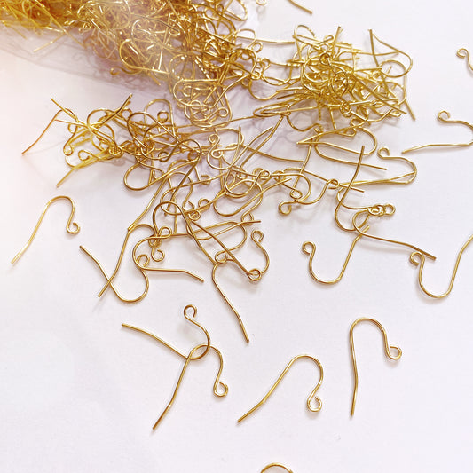 Hooks x 500pc | Gold Stainless Steel