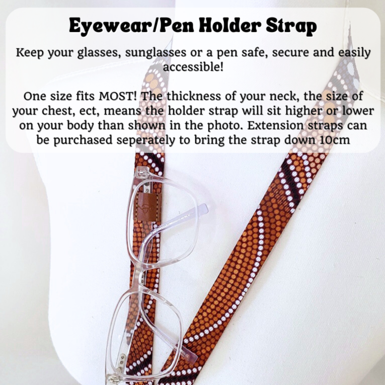 Deluxe Fabric Lanyard | Aboriginal Artwork