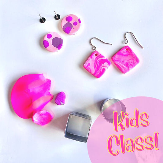 KIDS Polymer Clay Earrings & Hairclips | UNLIMITED! workshop Blushery
