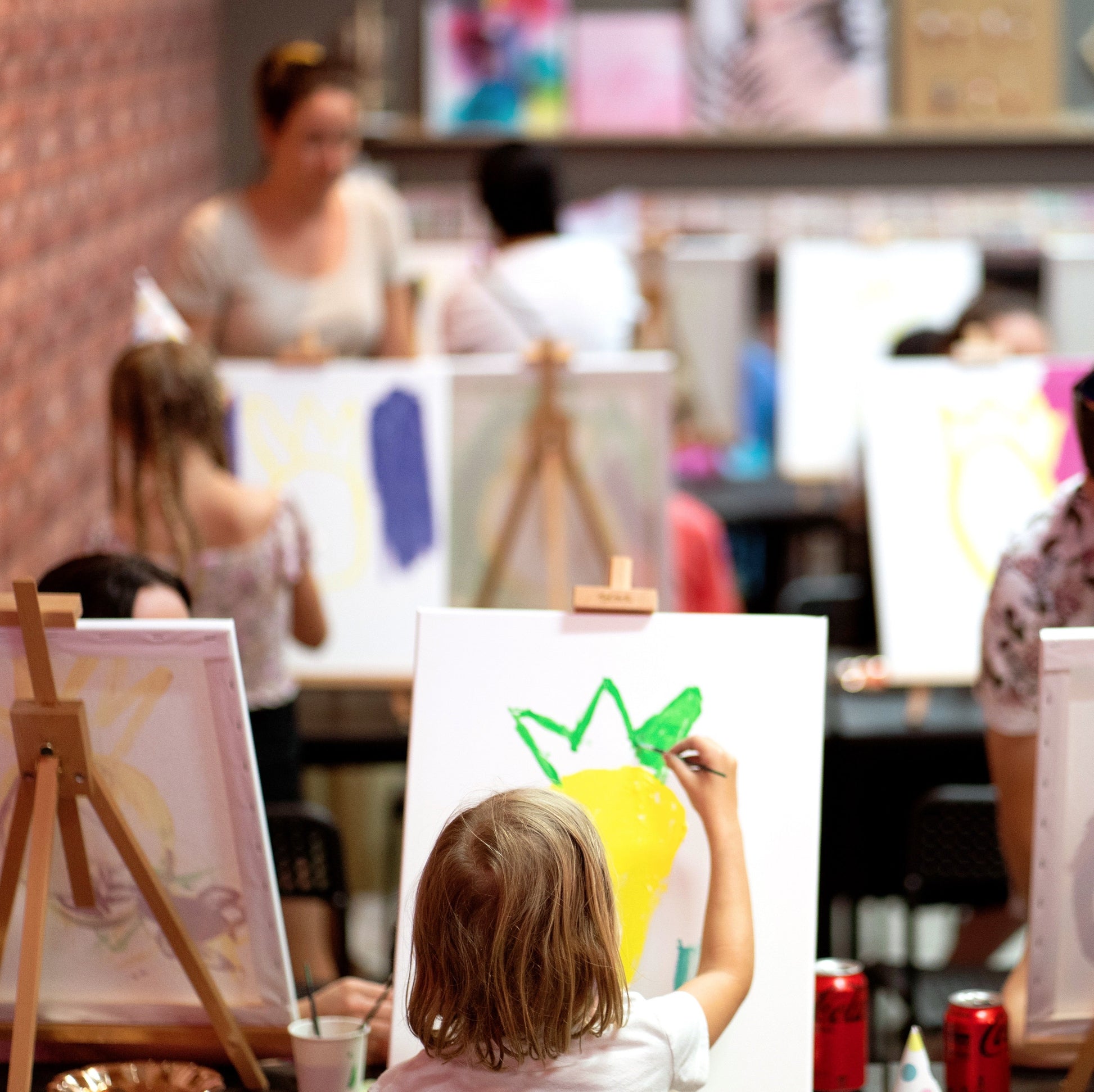 sip and paint workshops at the Blushery studio in Brisbane