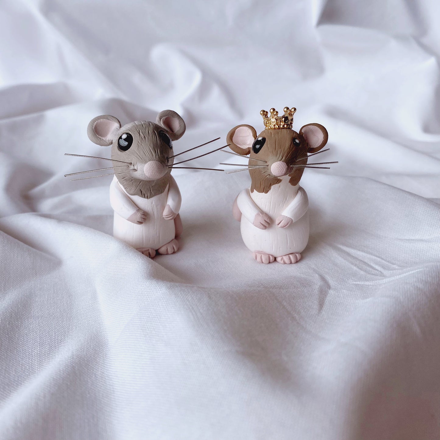 tiny rat mouse custom sculpted figurines
