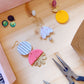 mix and match earring making, choose from different colours and shapes