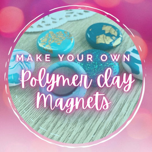 make your own polymer clay fridge magnets with this easy diy kit